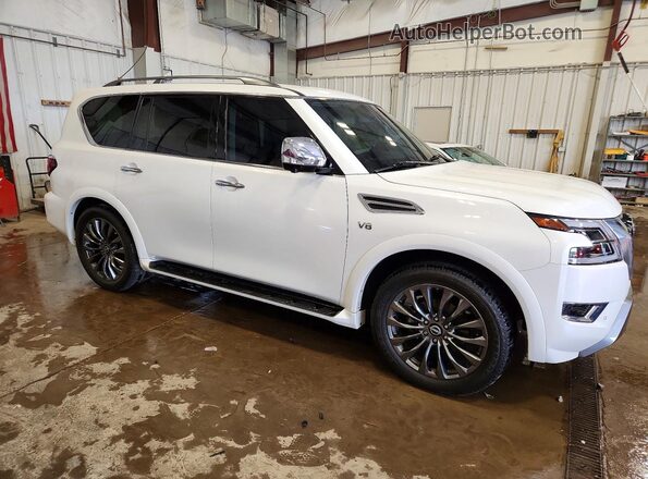 JN8AY2DB1M9792458 2021 NISSAN ARMADA White Przód prawy
