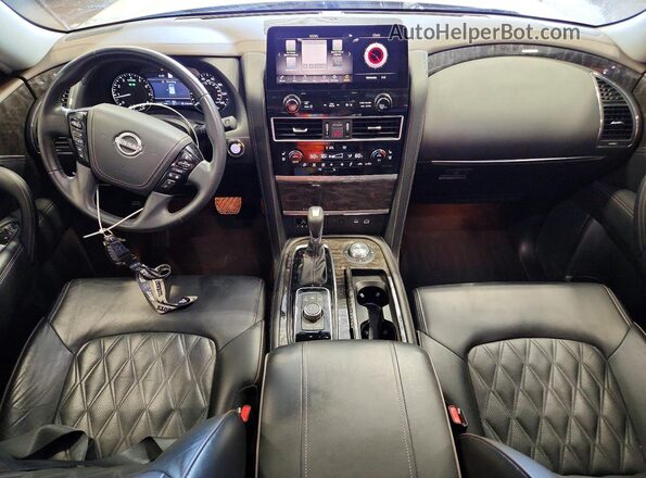 JN8AY2DB1M9792458 2021 NISSAN ARMADA White Widok deski rozdzielczej