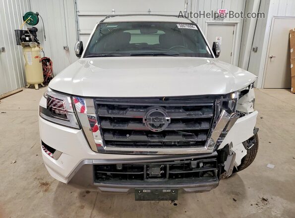 JN8AY2DB3P9837579 2023 NISSAN ARMADA Белый Вид спереди