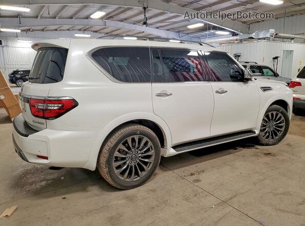 JN8AY2DB3P9837579 2023 NISSAN ARMADA Белый Задняя правая четверть