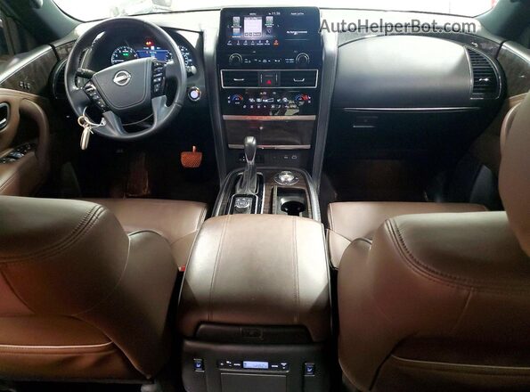 JN8AY2DB3P9837579 2023 NISSAN ARMADA Белый Вид панели приборов
