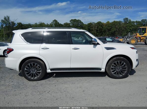 JN8AY2DB4P9834965 2023 NISSAN ARMADA White უკანა სალონის ხედი