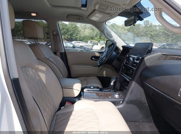 JN8AY2DB4P9834965 2023 NISSAN ARMADA White წინა სალონის ხედი