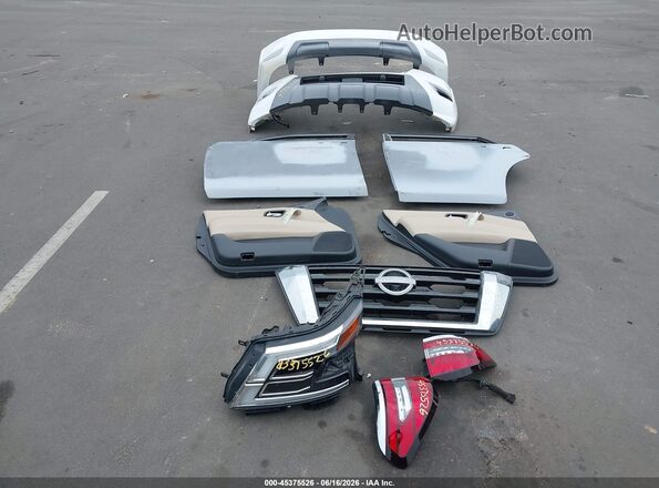 JN8AY2DB5P9830004 2023 NISSAN ARMADA White Instrument cluster view
