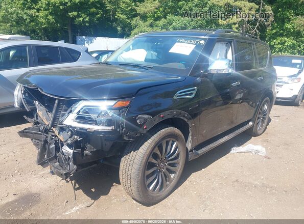 JN8AY2DB7P9836466 2023 NISSAN ARMADA Black Передня ліва чверть