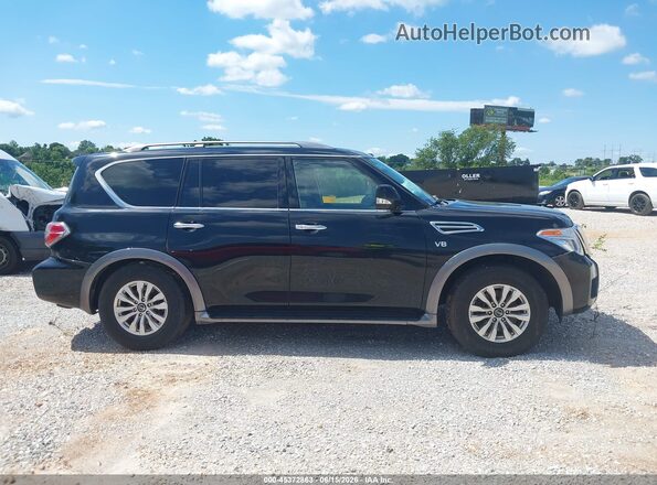 JN8AY2NC0L9618211 2020 NISSAN ARMADA Black უკანა სალონის ხედი