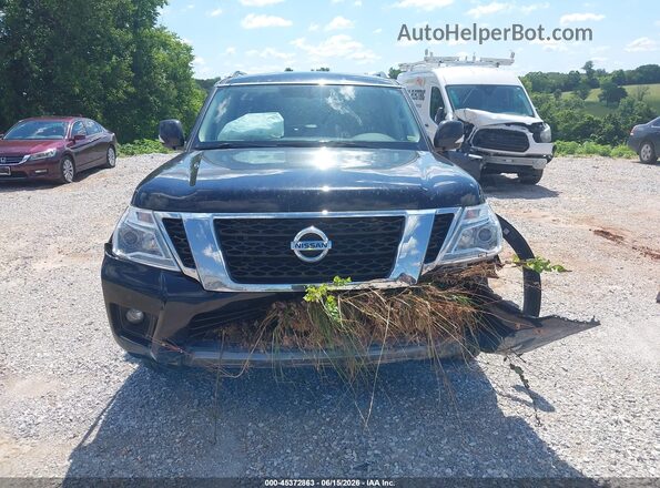 JN8AY2NC0L9618211 2020 NISSAN ARMADA Black ხელსაწყოთა პანელის ხედი