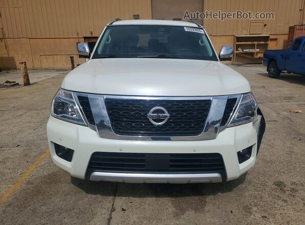 JN8AY2NC3J9558762 2018 NISSAN ARMADA Белый Вид спереди