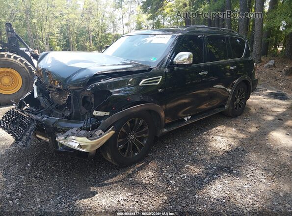 JN8AY2NC5H9501697 2017 NISSAN ARMADA Black Передня ліва чверть