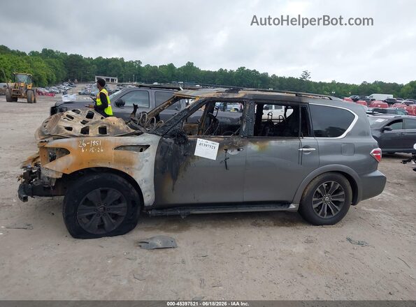 JN8AY2NC5H9505877 2017 NISSAN ARMADA Gray Панорамний вид салону 360°