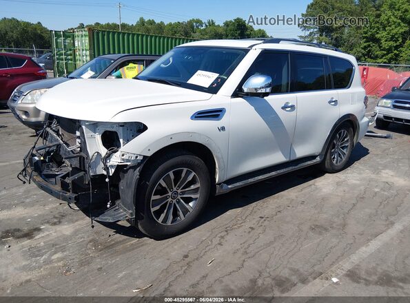 JN8AY2NC5KX512010 2019 NISSAN ARMADA White Передня ліва чверть