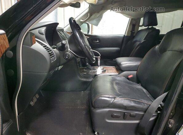 JN8AY2NC5KX512072 2019 NISSAN ARMADA Black Widok wnętrza z przodu