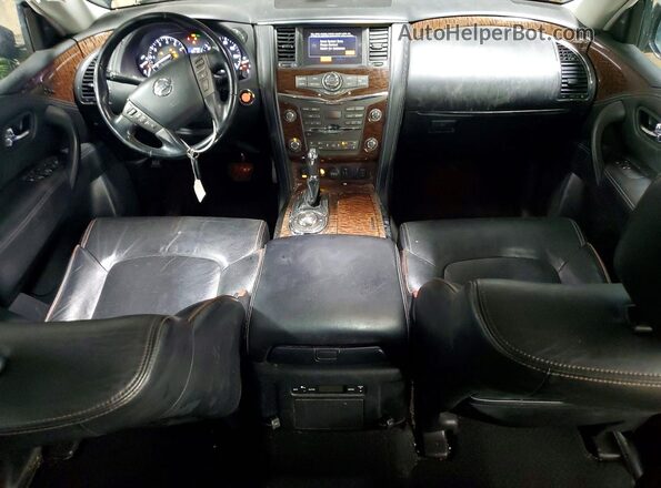 JN8AY2NC5KX512072 2019 NISSAN ARMADA Black Widok deski rozdzielczej