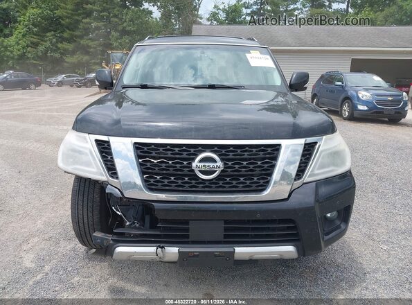 JN8AY2NC7H9507520 2017 NISSAN ARMADA Black Instrument cluster view
