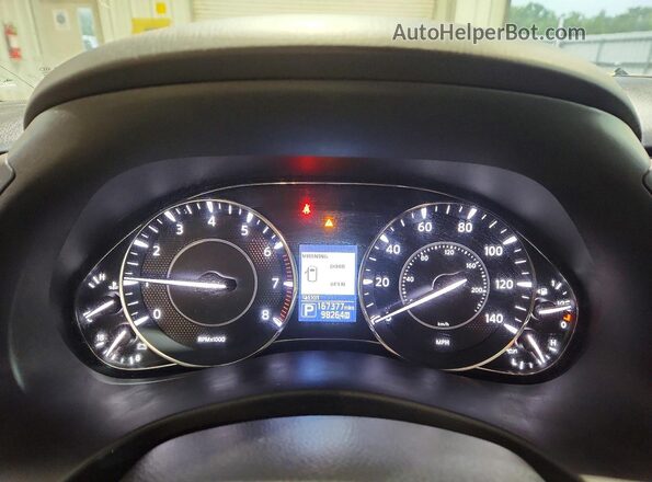 JN8AY2NC7L9620697 2020 NISSAN ARMADA Silver Instrument cluster view