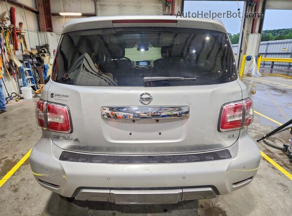 JN8AY2NC7L9620697 2020 NISSAN ARMADA Silver Rear view