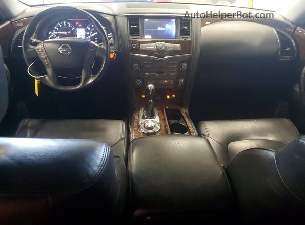 JN8AY2NC8H9508563 2017 NISSAN ARMADA Silver Dashboard view
