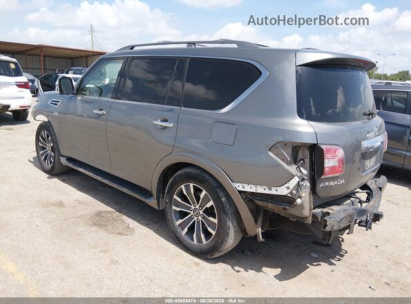 JN8AY2ND0H9008325 2017 NISSAN ARMADA Gray Задня ліва чверть