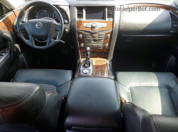 JN8AY2ND0L9108515 2020 NISSAN ARMADA Black Dashboard view