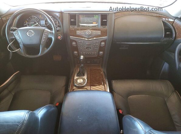 JN8AY2ND0L9109177 2020 NISSAN ARMADA Серебряный Вид панели приборов