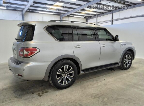JN8AY2ND2J9057869 2018 NISSAN ARMADA Silver უკანა მარჯვენა