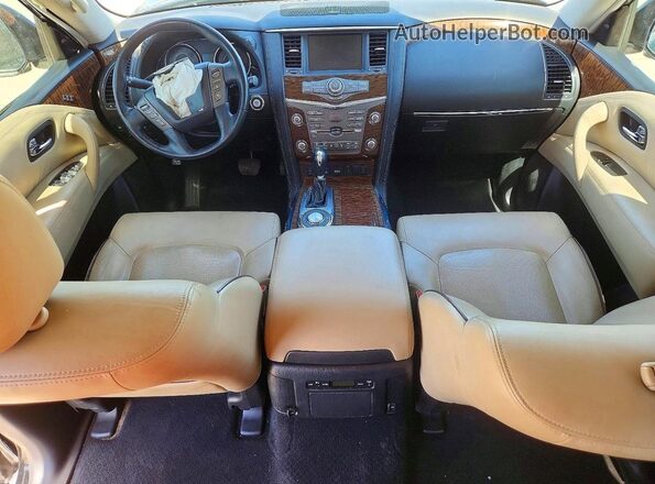 JN8AY2ND2K9086824 2019 NISSAN ARMADA Black Вид панелі приладів