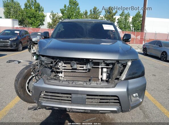 JN8AY2ND2K9089285 2019 NISSAN ARMADA Brown Սալոնի հետևի տեսք