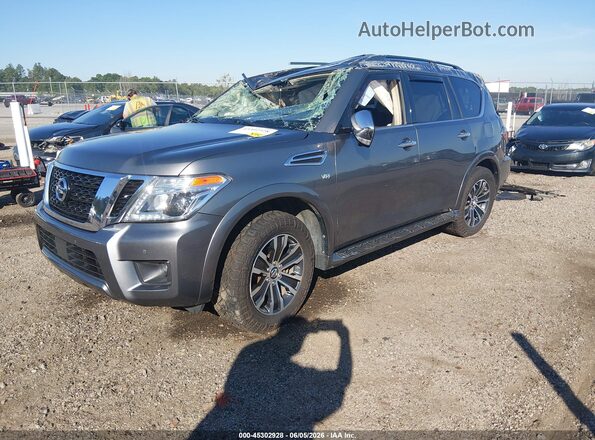 JN8AY2ND2L9109018 2020 NISSAN ARMADA Gray Przód lewy