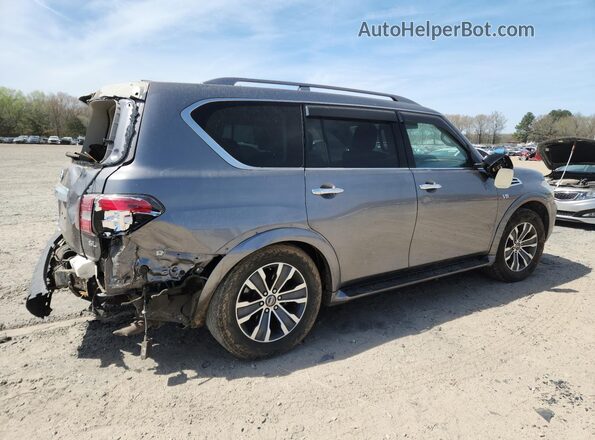 JN8AY2ND3JX001029 2018 NISSAN ARMADA Silver უკანა მარჯვენა