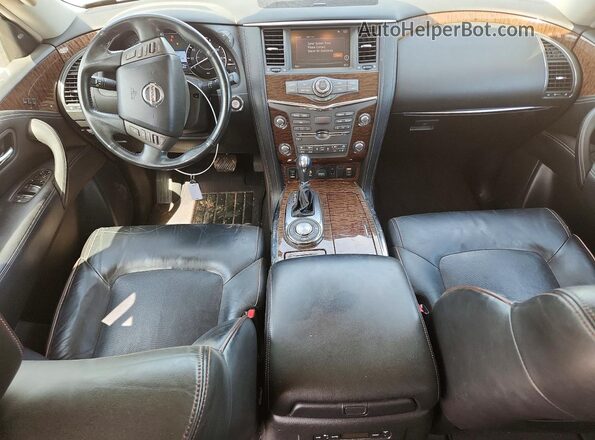 JN8AY2ND3JX001029 2018 NISSAN ARMADA Silver წინა პანელის ხედი