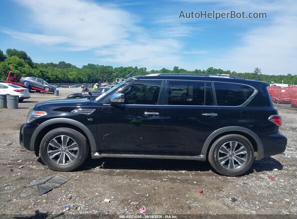 JN8AY2ND7LX016703 2020 NISSAN ARMADA Black Панорамний вид салону 360°