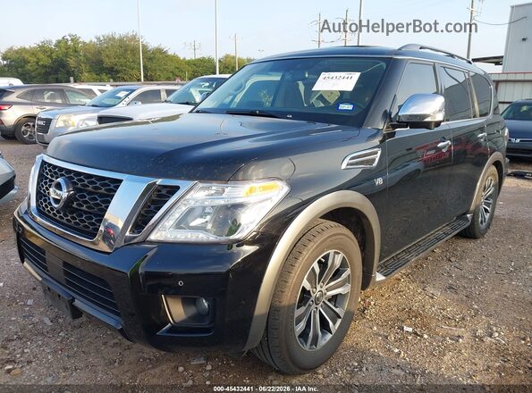 JN8AY2ND9KX009184 2019 NISSAN ARMADA Black Вид спереду