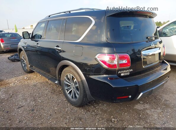 JN8AY2ND9KX009184 2019 NISSAN ARMADA Black Задня ліва чверть