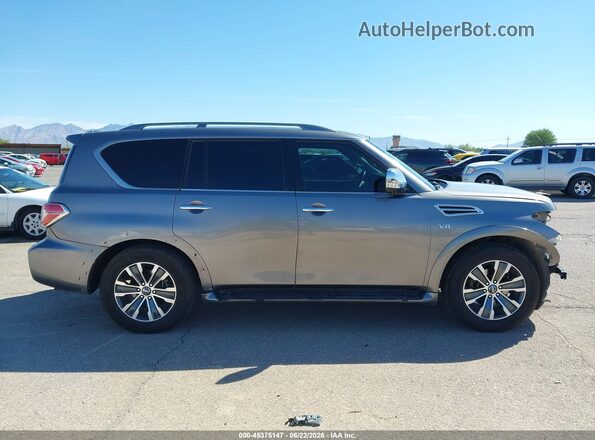 JN8AY2NDXKX009677 2019 NISSAN ARMADA Gray Սալոնի 360 աստիճան տեսք