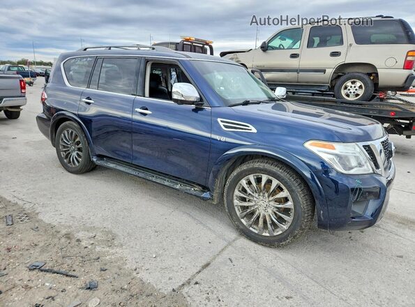 JN8AY2NDXL9105959 2020 NISSAN ARMADA Blue Przód prawy
