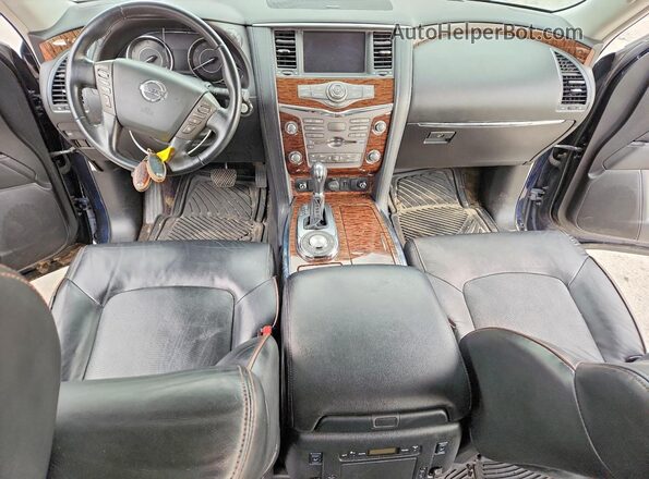 JN8AY2NDXL9105959 2020 NISSAN ARMADA Blue Widok deski rozdzielczej
