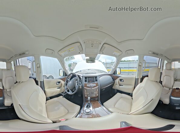 JN8AY2NE2K9759491 2019 NISSAN ARMADA White 360 interior view