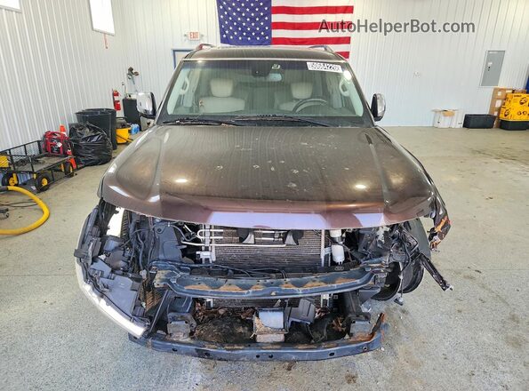 JN8AY2NE3H9700653 2017 NISSAN ARMADA Maroon Front view