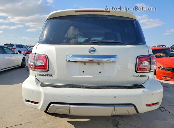 JN8AY2NE4H9701567 2017 NISSAN ARMADA White Вид ззаду