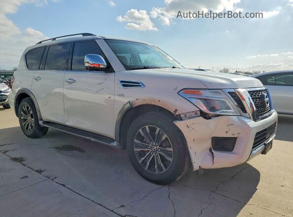 JN8AY2NE4H9701567 2017 NISSAN ARMADA White Передня права чверть