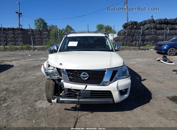 JN8AY2NE8L9782811 2020 NISSAN ARMADA White უკანა სალონის ხედი