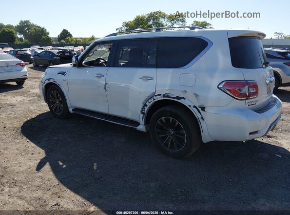 JN8AY2NE8L9782811 2020 NISSAN ARMADA White უკანა მარცხენა