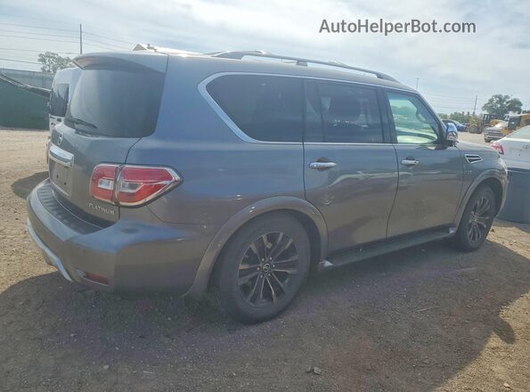 JN8AY2NEXH9705154 2017 NISSAN ARMADA Gray Trasero derecho