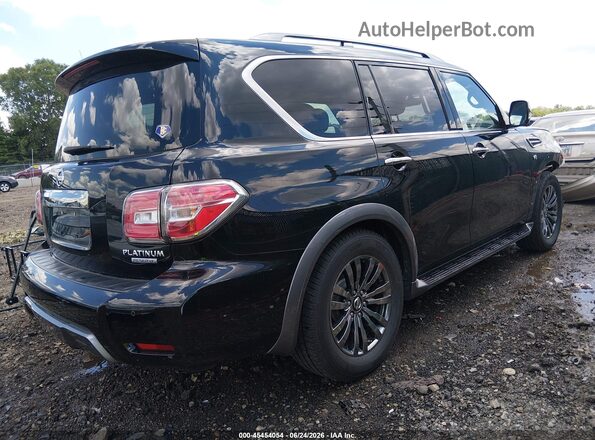 JN8AY2NEXJ9734112 2018 NISSAN ARMADA Черный Задняя правая четверть