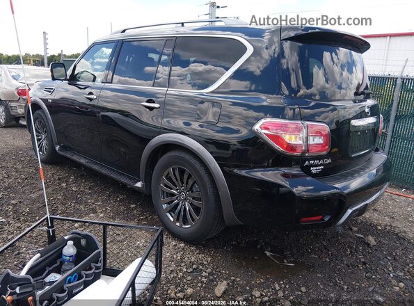 JN8AY2NEXJ9734112 2018 NISSAN ARMADA Черный Задняя левая четверть