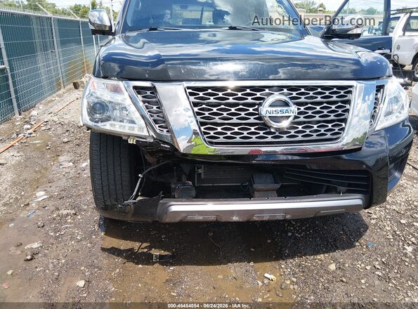 JN8AY2NEXJ9734112 2018 NISSAN ARMADA Черный Вид спереди