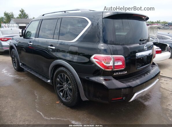 JN8AY2NEXJX700151 2018 NISSAN ARMADA Black უკანა მარცხენა