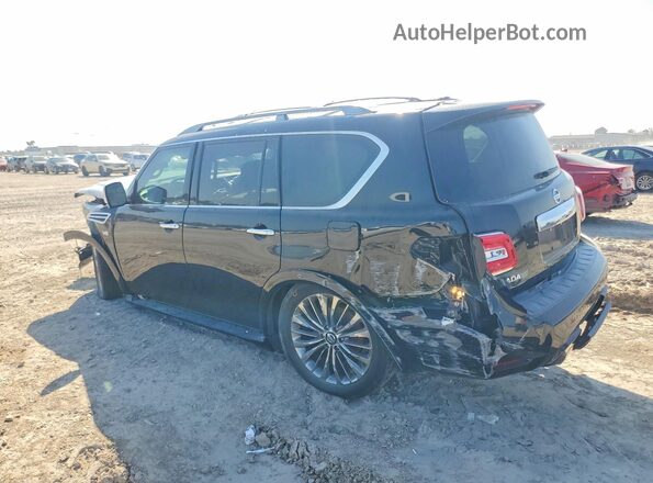 JN8AY2NF0H9304415 2017 NISSAN ARMADA Black Հետևի ձախ
