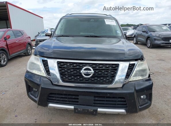 JN8AY2NF0J9330261 2018 NISSAN ARMADA Black Vista del cuadro de instrumentos