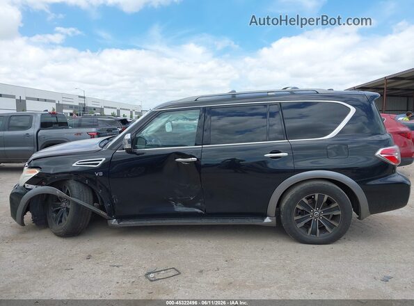 JN8AY2NF0J9330261 2018 NISSAN ARMADA Black Vista interior de 360 grados